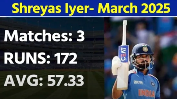 Shreyas Iyer won player of the award by ICC during IPL 2025  