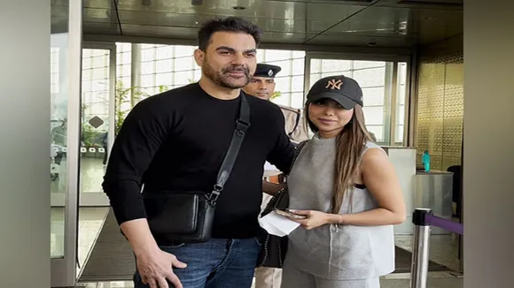 Salman Khan house come a little guest arbaaz khan second wife sshura khan Pregnancy Rumors.......