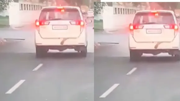 NAVI MUMBAI CAR HAND VIDEO VIRAL