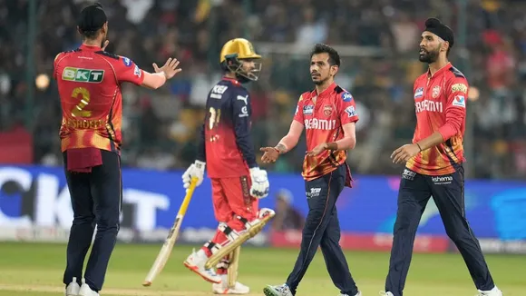 Tim David fifty helps RCB set target of 95 for Punjab Kings RCB vs PBKS IPL 2025 