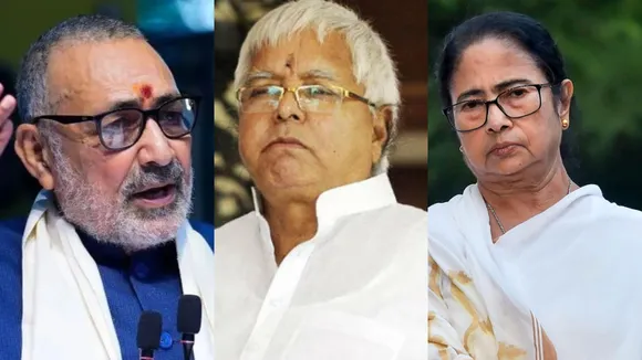 Bihar giriraj singh attacked on lalu yadav and mamta banarjee
