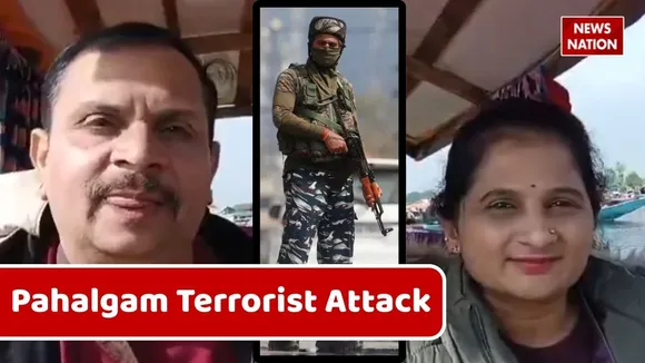 Pahalgam attack Karnataka couple viral videoS