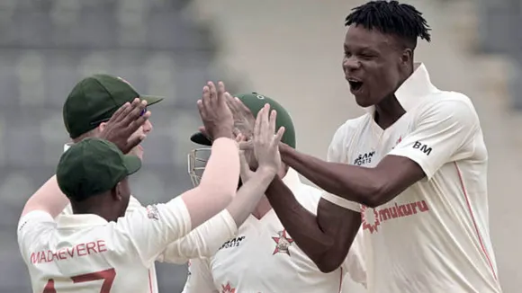 Zimbabwe beat Bangladesh by 3 wickets in 1st test takes 1-0 lead in 2 match series BAN vs ZIM  