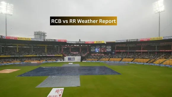 RCB vs RR Weather Report