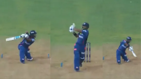 Nicholas Pooran hits 3 consecutive sixes to Deepak chahar during MI vs LSG IPL 2025 watch video 