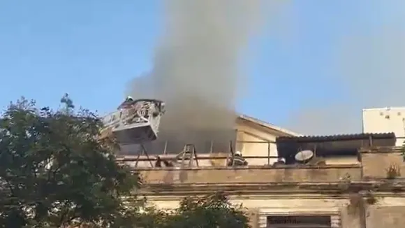 Mumbai ED Office Fire on sunday news in hindi
