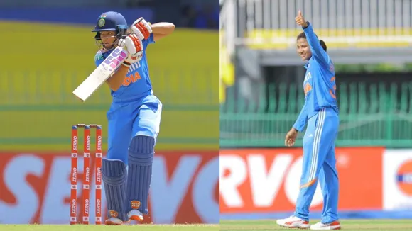 Indian Women Team beat South Africa by 15 runs Pratika Rawal and Sneh Rana shines IND W vs SA W