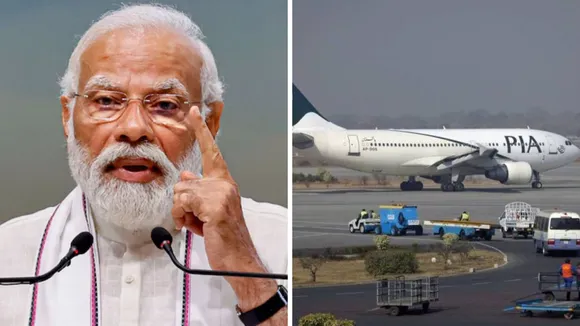 indian airspace closed for pak