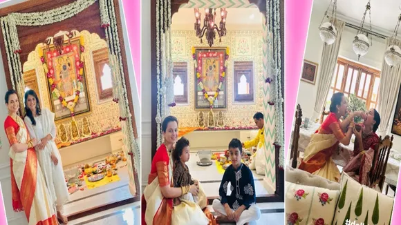 Kangana Ranaut shift 100 year old house see here photos of actress MP bungalow..........