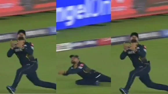 Rashid Khan catch video of Travis Head GT vs SRH IPL 2025