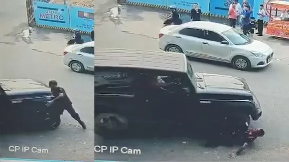 Delhi Mahipalpur Flyover Thar Car Accident