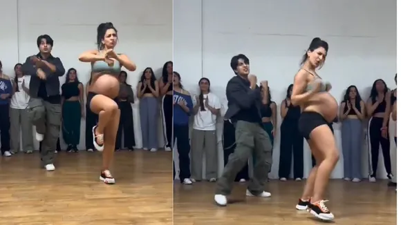 Pregnant Woman Dance Video