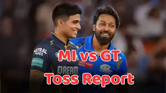 today match toss report