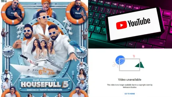 Youtube Delet Housefull 5 teaser after copyright claim know the details......