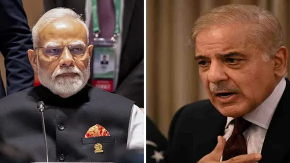 PM Modi and Shahbaz Sharif 11 May