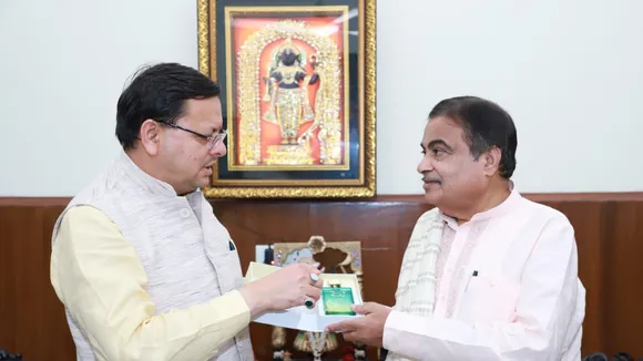 UK CM Pushkar Singh Dhami Meets Nitin Gadkari signed these Developmental Projects