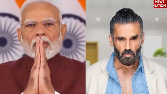 पीएम मोदी- सुनील शेट्टी