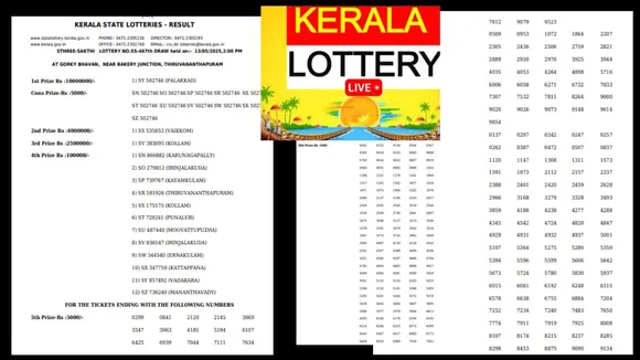 kerala lottery Result 13 May Out