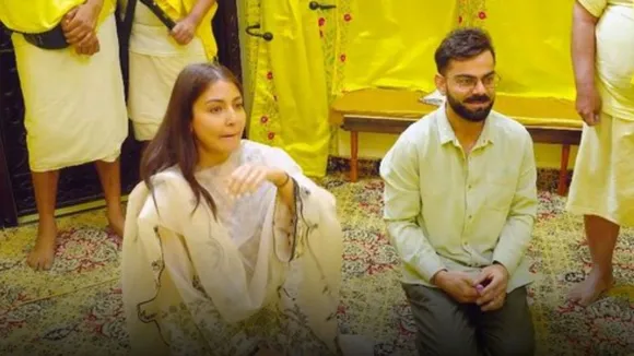 virat kohli anushka sharma meet premanand ji maharaj
