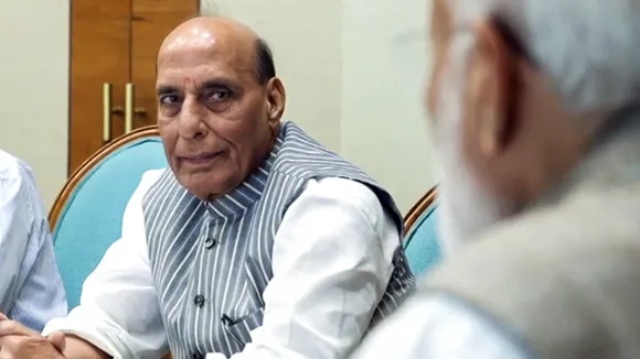 Rajnath Singh Bhuj Air Base Visit meet air force Officers after Operation sindoor