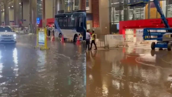Pune international airport flooded