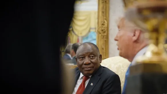 Donald Trump and Cyril Ramaphosa Meeting at White House on White People Genocide