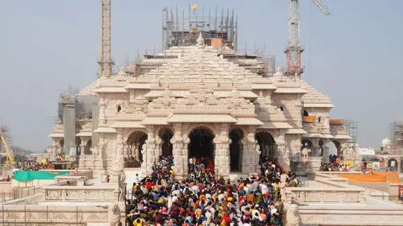 Ram Darbar installing on Ram Mandir First Floor in Ayodhya