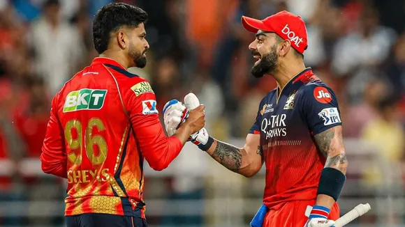 Shreyas Iyer Virat Kohli RCB PBKS