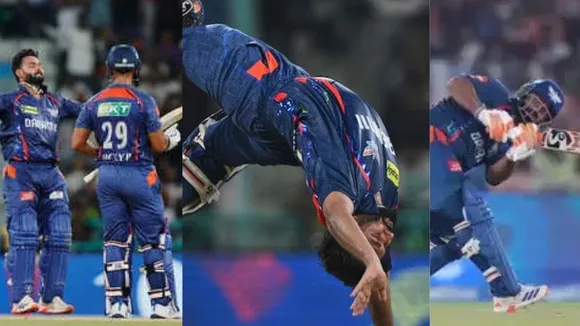 rishabh pant made century in ipl 2025 backflip after century video goes viral 