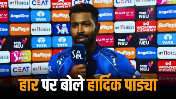 We had to pay the price Hardik Pandya expressed his pain after the defeat against punjab in a must win game