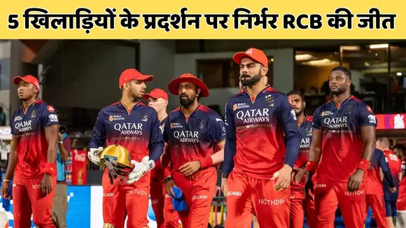 If these 5 players perform well then RCB victory will be confirmed in PBKS vs RCB Qualifier-1 match in ipl 2025
