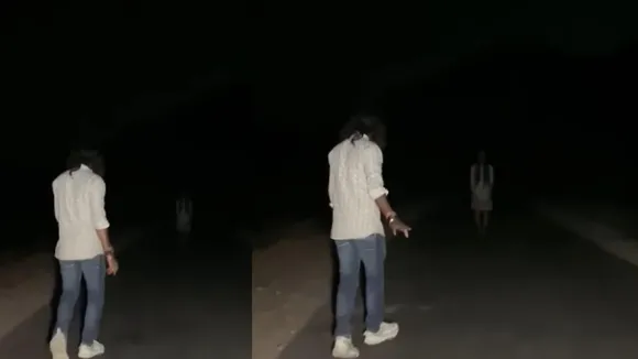 viral ghost video on social media
