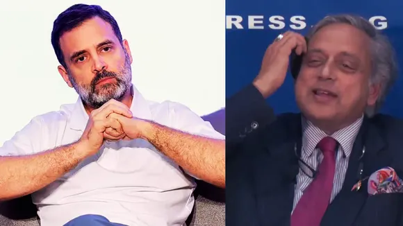 Shashi Tharoor Laughs on Rahul Gandhi Statements and rejects statement 