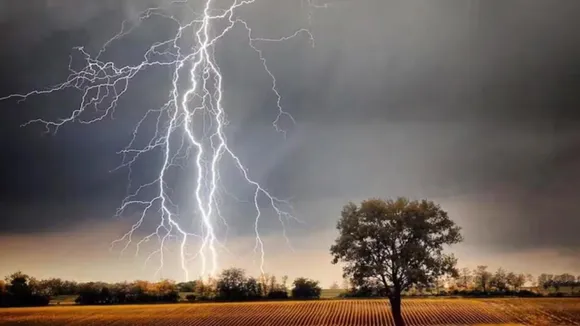 Supaul lightning strike