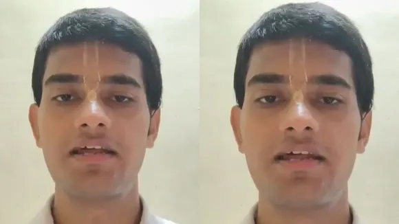 viral man tilak video