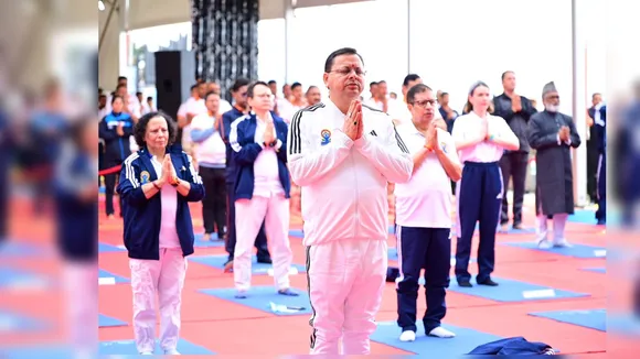 CM Dhami on Yoga