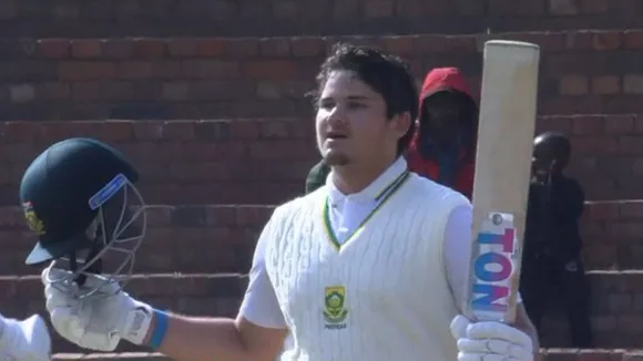 South Africa lhuan-dre-pretorius score century against zimbabwe in first test zim vs rsa