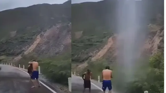 viral rain video