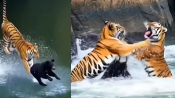 viral video tiger