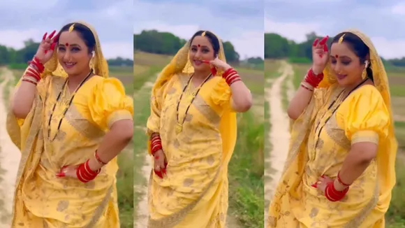 Bhojpuri queen Rani Chatterjee became cultured bride her latest video viral on social media