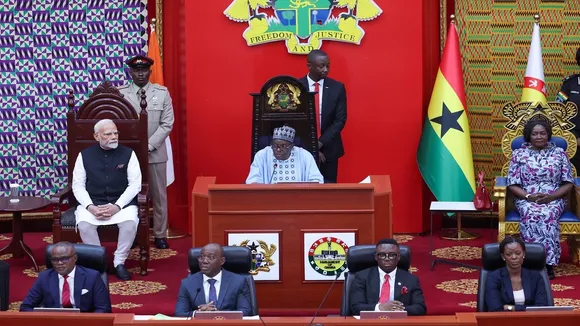 PM Modi in Ghana