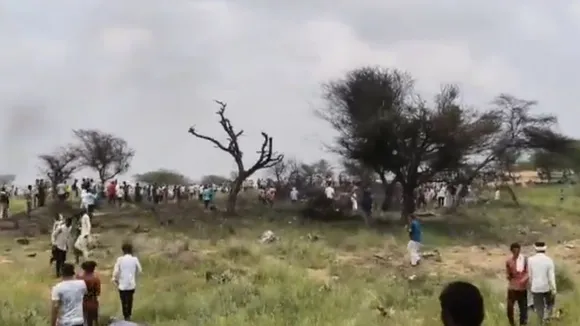 Indian Airforce Plane Crash in Rajasthan News update in hindi