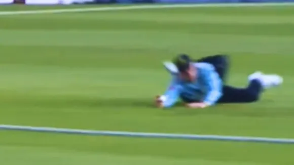 even the camera could not capture Rob Yates stunning catch in the t20 blast
