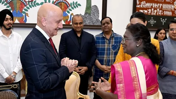 President Droupadi Murmu Watch Anupam kher film Tanvi The Great photos viral on social media