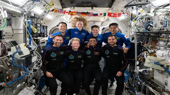 Shubhanshu Shukla at ISS