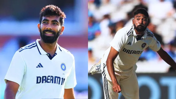 Jasprit Bumrah vs Mohammed Siraj workload comparison