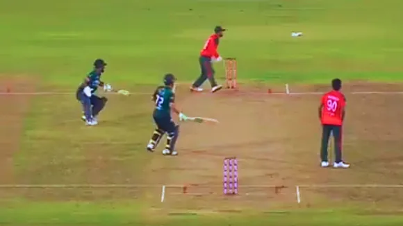 Drama happened in ban vs pak match as fakhar zaman got run out in an unusual way
