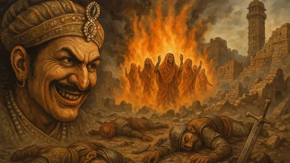 Akbar is violent know the darkest chapter of Mughals