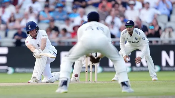 IND vs ENG live update england score 669 runs in first innings in manchester test