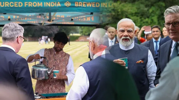 Akhil Patel Amala Chai says i am very happy to serve tea to PM Modi and PM Keir Starmer